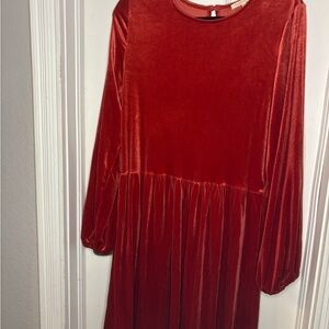 Copper Key Scarlet Velvet Dress